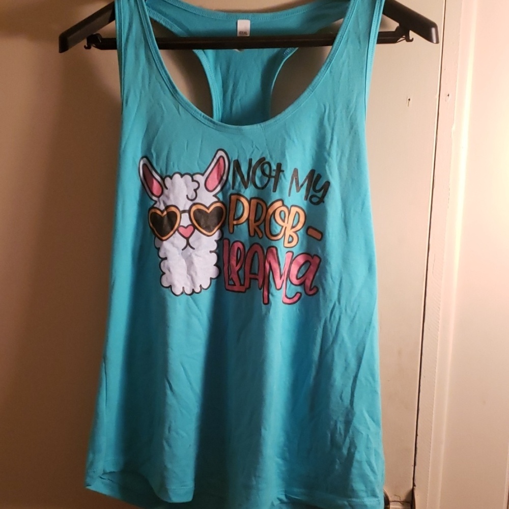 Never worn Llama tank